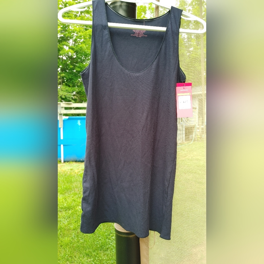Commando Navy tank top size medium NWT